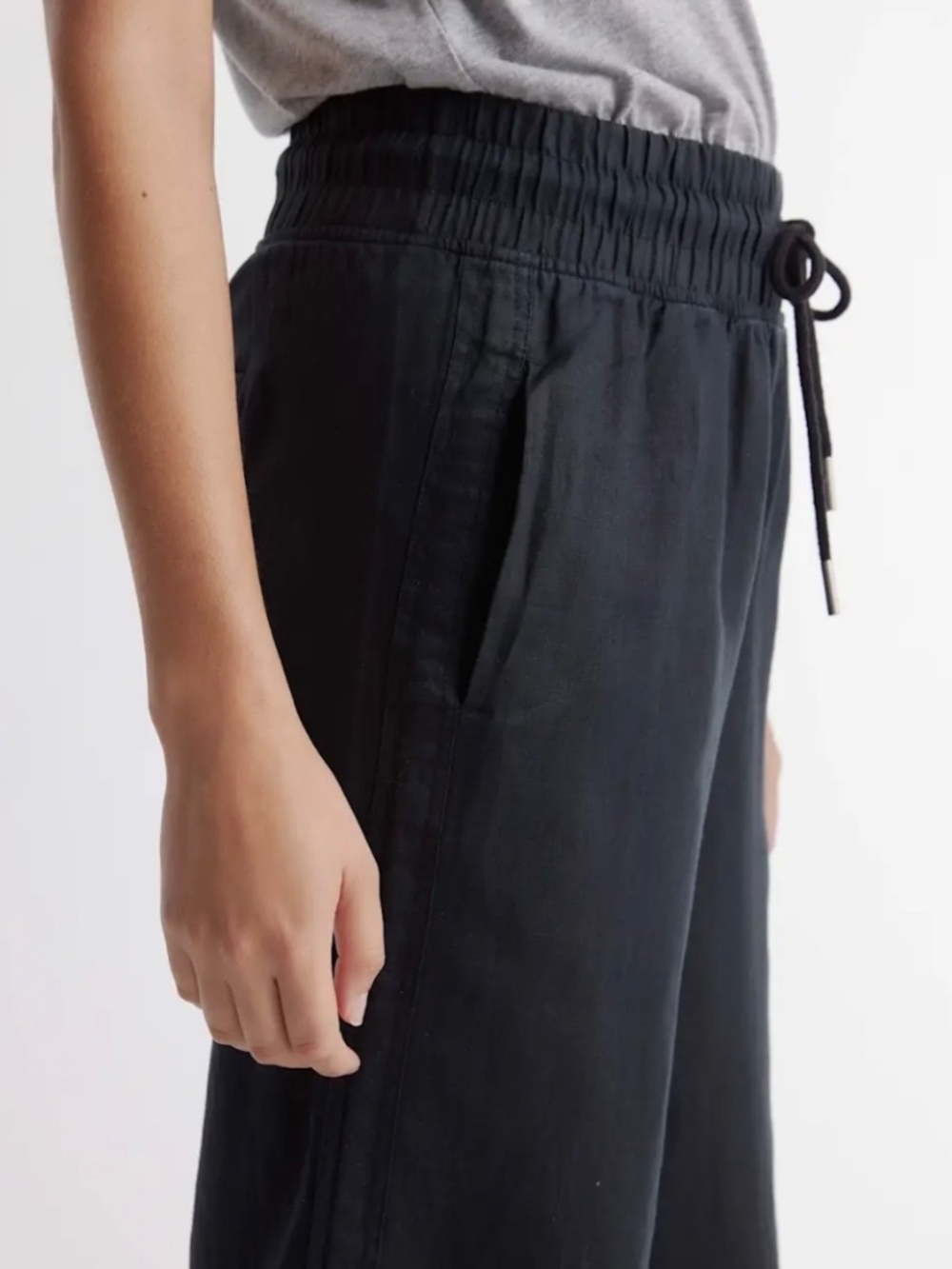 Quince 100% European Wide Leg Pant Size Medium - Picture 2 of 5